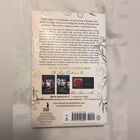 Bloodlines and The Golden Lily by Richelle Mead Book 1 & 2 - Picture 5 of 6